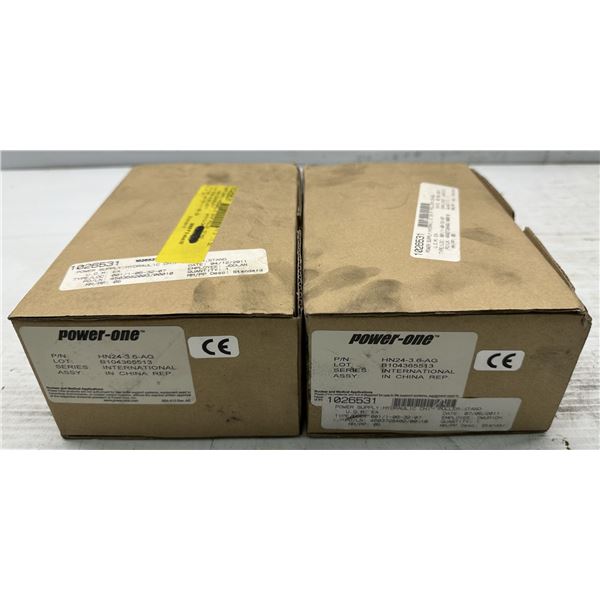 (2) Power-One #HN24-3.6-AG Power Supplies