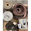 Image 2 : Lot of Misc. Chains, Springs, Lagging Strip Items