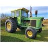 Image 3 : JD 5020 Tractor, cab, 1000 PTO, dual hyds, showing 8344 hrs, V.G. 24.5x32 Tires & V.G. metal, runnin