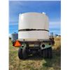Image 4 : Tandem Axle 13 ft steel deck c/w 2- 1000-gal tanks, pin hitch