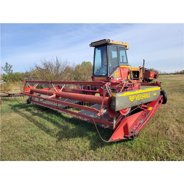1979 Versatile 4400 Swather, 16ft c/w pickup reel, cab, #001191