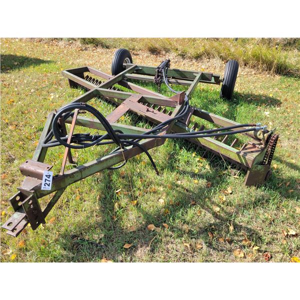 12 ft Rock Rake, hyd drive, has been beefed up