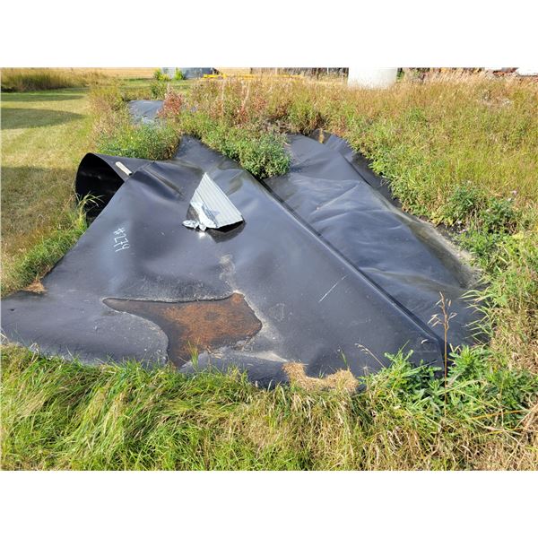 Qty of Heavy black plastic