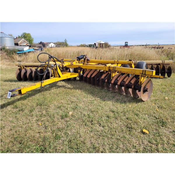 Eeze-On 18 ft Tandem disc c/w ram, fair rubber