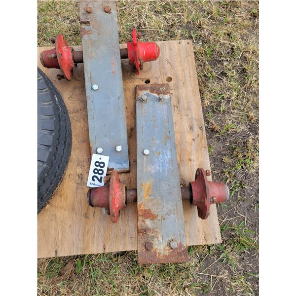 2- Sets of axles & hubs