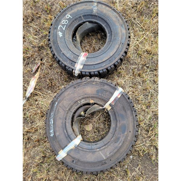 2- 6.00-9NS Tires (As New)