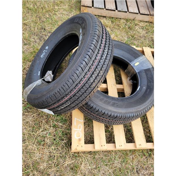 2- Bridgestone tires 255/70R17 (As New)