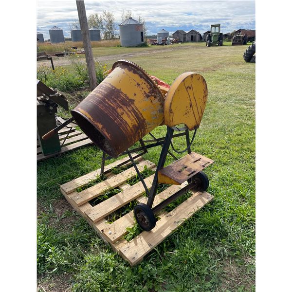 Cement mixer, no motor