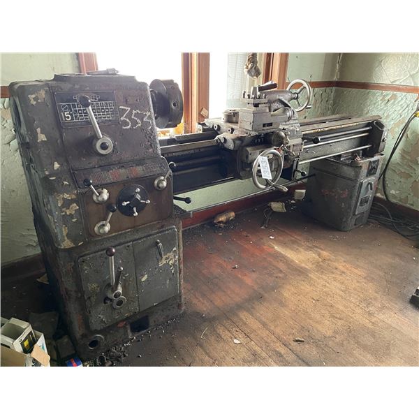 Cardift lathe c/w accessories (Buyer responsible to load out)