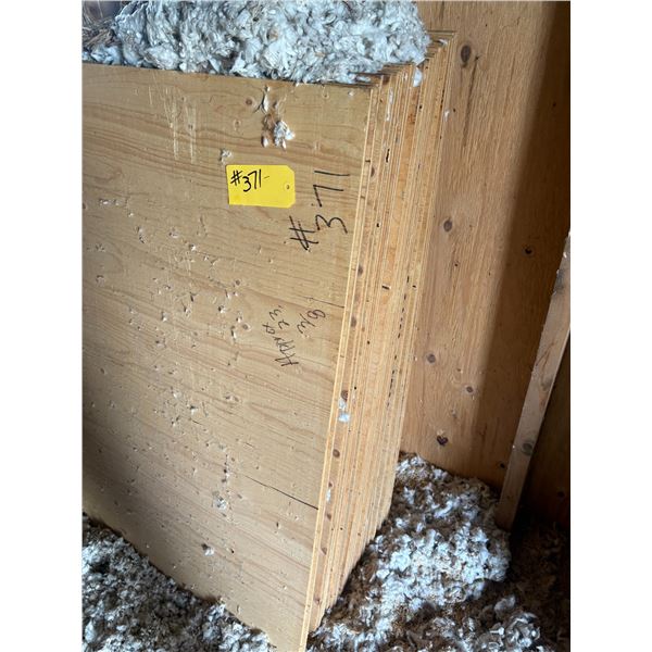 Approx. 23- 3/8 inch 4x8 plywood (Sold by the Pile)