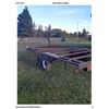 Image 1 : Old Hay wagon tandem axle (Pintle Hitch) Good for Round Bales. PH Kirby- (780) 910-1461. Directions: