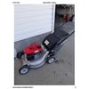 Image 1 : Push lawn mower with bagger brand new used 3 times bagger never used. Honda Motor 22" mower. PH Kirb