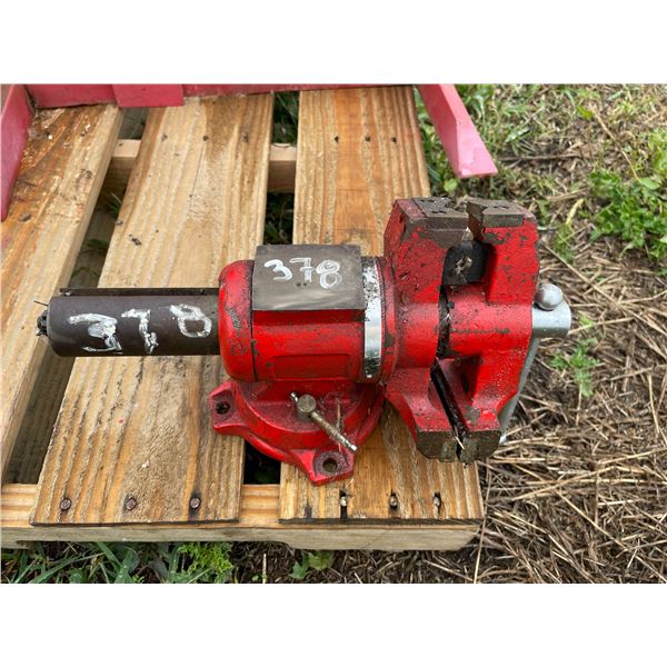 Red swivel vice