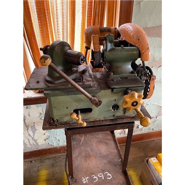 Valve face grinding machine