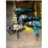 Image 1 : 2- Grinders, elec. Drill, 3/4 Makita impact, working