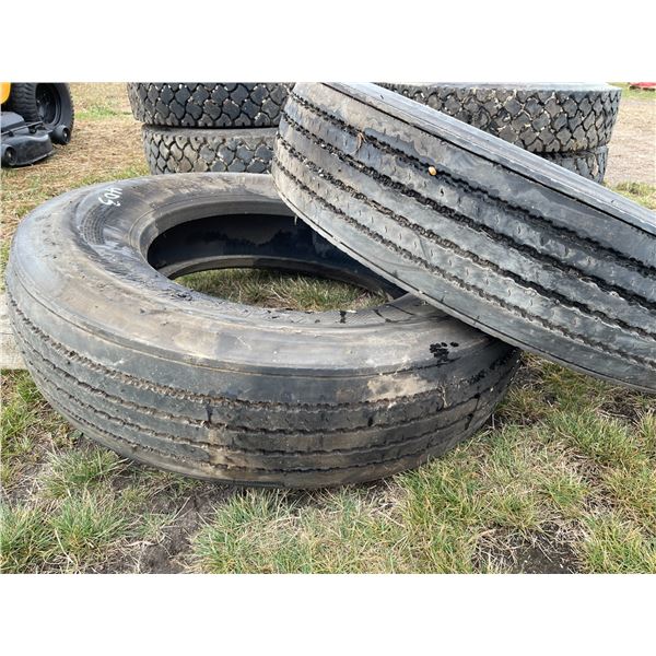(selling all together) 2- 11R24.5 Yokohama tires