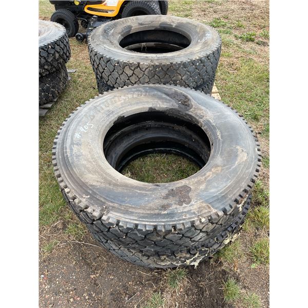 (selling all together) 4- 11R24.5 Bridgestone tires