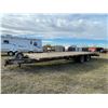 Image 4 : 2015 Trailtech Tandem Axle Dually 26ft deck, 4ft beaver tails, c/w flip down ramps, new spare tire, 