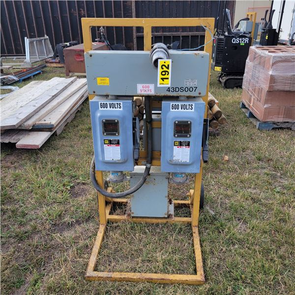 600 Volt power panel