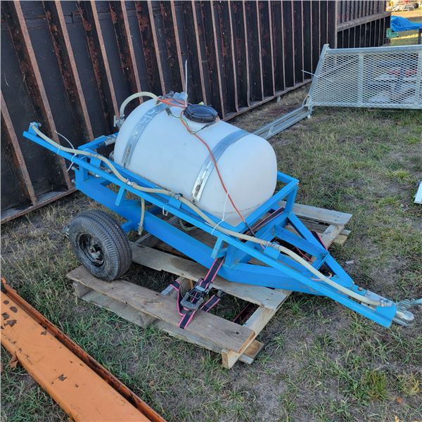 Pull behind 12 volt sprayer