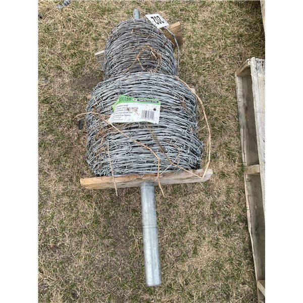 2- Rolls of barbwire