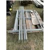 Image 1 : 4- Sections of scaffolding & 4- braces