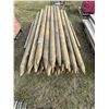 Image 1 : Approx. 49- 3-4 in x 7 ft sharpened posts