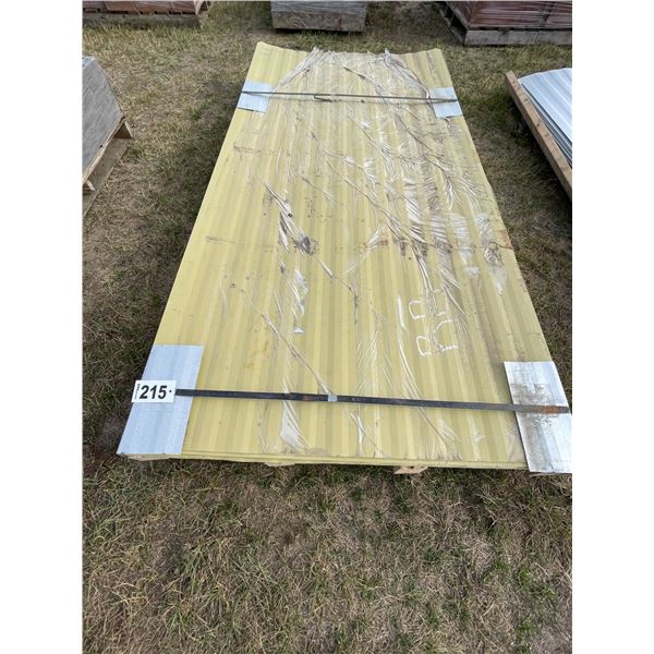 Approx. 12- 4 ft x 8 ft metal clad