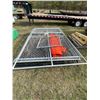 Image 1 : Approx. 6- section dog run c/w extra c/w 32 in gate & snow fence