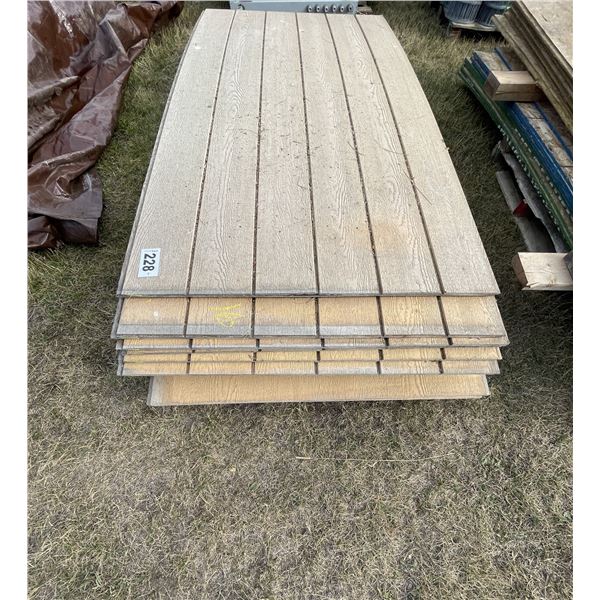 Approx. 16- 8 ft x 4 ft full sheets of wood paneling