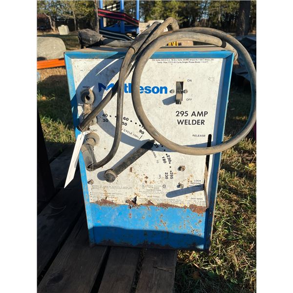 Matheson 295 Amp Welder