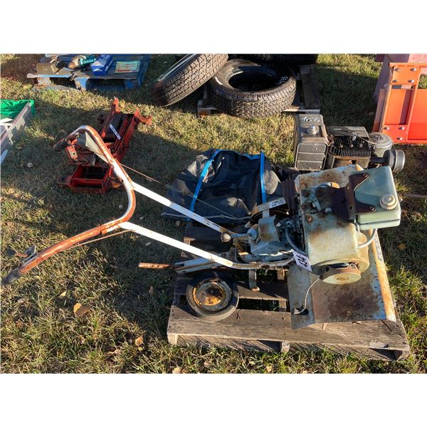 16 HP B&S and 6 Horse Rototiller, both turn over