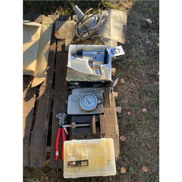 3 Quarter In Impact new, 4in vice, electrical clips, fencing tool