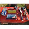 Image 1 : 2 Air Impact, 2 pipe wrenches, socket set, 18pc ratcheting wrench set, pully remover