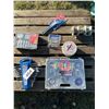 Image 1 : Various sockets, metric wrench set up to 24mm, crescent wrench, Mastercraft angle grinder access, 2 