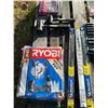Image 3 : Ryobi 18v saw, 2 rubber hammers, sockets, combination wrenches, impact sockets & wipers