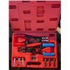 Image 2 : Tool Box full of tools, Mastercraft screw driver set, 9pc combination wrench set, pully remover, sna
