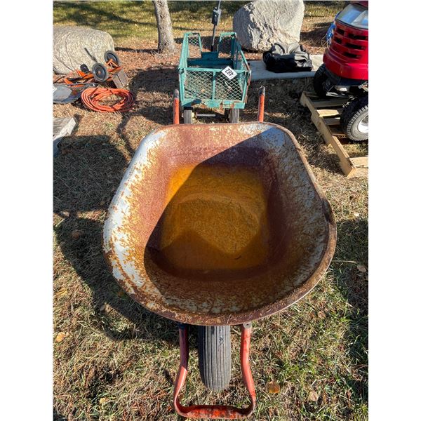 Garden Cart and wheelbarrow