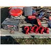 Image 3 : 1 10x12 Tarp, 2 12in crescent wrench, Rigid 18v battery charger, nail puller, seal puller, fan blade