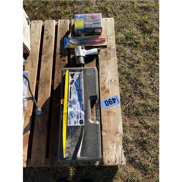 Stanley slide hammer puller set, 3/8 Impact, oil filter, pliers, 3pc rear axle bearing puller