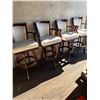 Image 1 : (Selling all together) 4 Swivel Bar Stools, seat is 32in high, Very nice condition