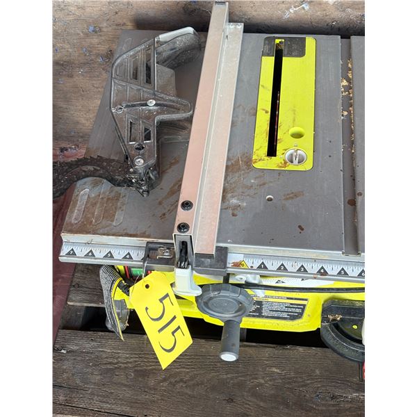 Ryobi 8 1/4 table saw, Ryobi Mitre Saw, Ryobi Skill saw