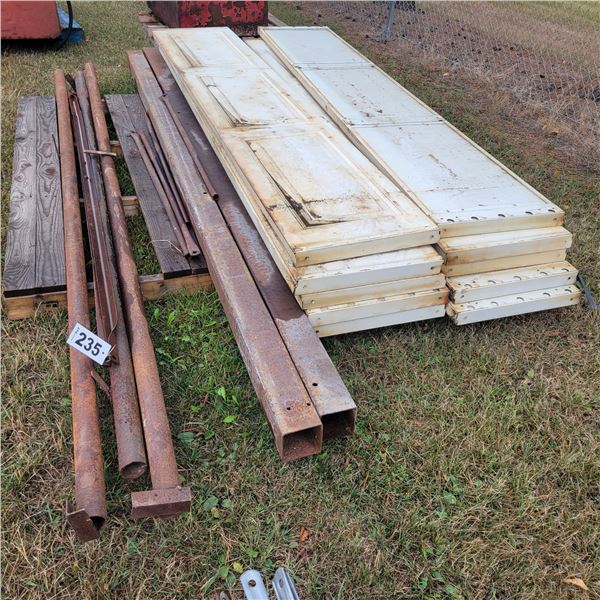 Pipe, square tubing, 10- insulated