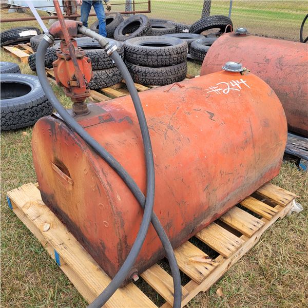 Tidy tank & hand pump