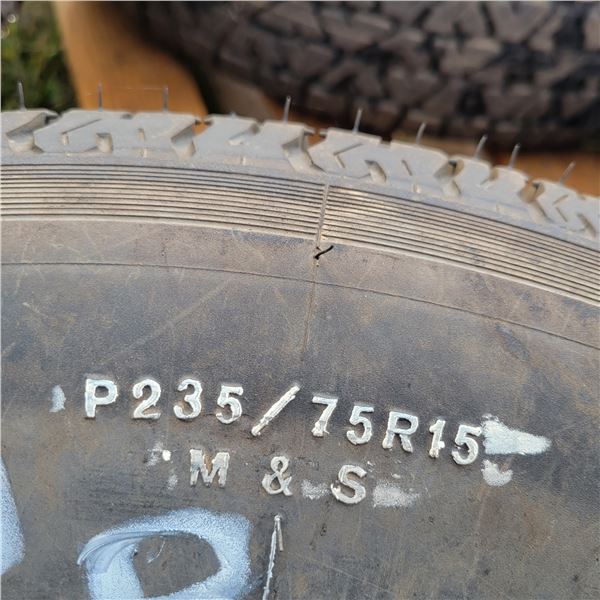 4- 235-75R15 Tires