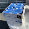 Image 1 : BOX OF NEW SIZE LARGE DISPOSABLE NITRILE EXAM GLOVES