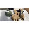 Image 1 : TACTICAL VEST WITH POUCHES AND HELMET