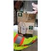 Image 3 : WOODS PERCOLATER WITH BAFFIN INSULATED BOOTS SIZE 10, LEATHER APRON AND HIGH VIS JACKET