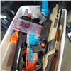 Image 2 : LARGE TOTE OF NERF TOYS
