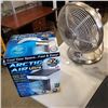 Image 3 : CROCK POT, PORTABLE GAS STOVE, FAN, AND ARTIC AIR FAN